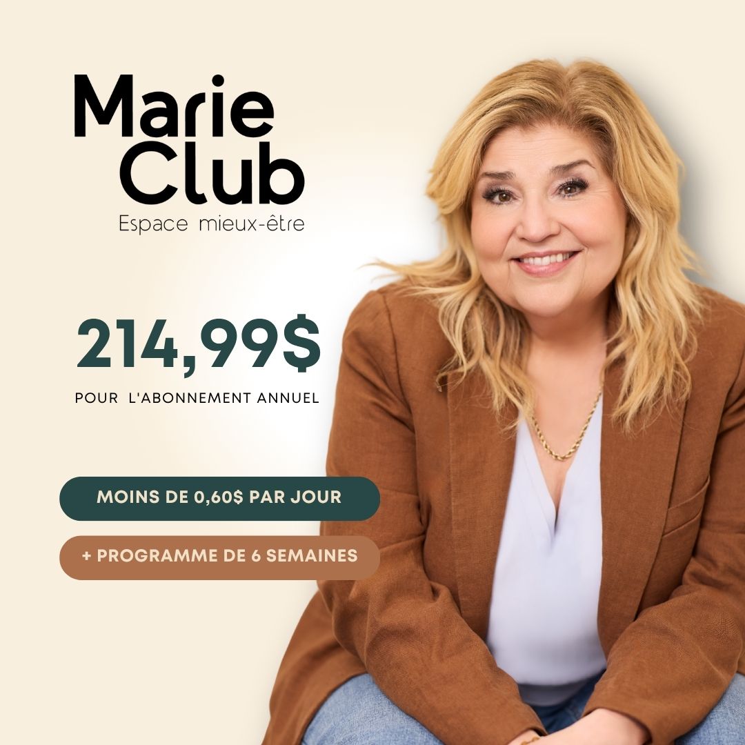 Marie-Claude Barrette présente le MarieClub
